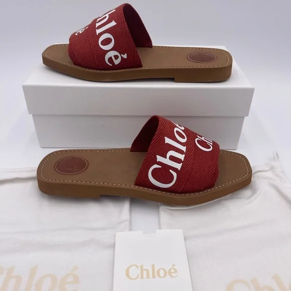 Chloe | Shoes | Chloe Woody Flat Mule Terracotta Red 39 D